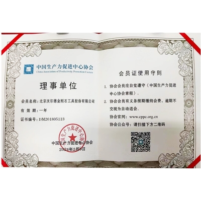 中国出产力推进中心协会理事单元